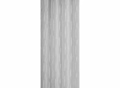 Zasłona gotowa na przelotkach 140x250 ALENI srebrna z aplikacją w sopelki