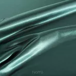 Obrus 140x300 GLAMO zielony z bieżnikiem 33x300 połyskującym złotą nicią - 7