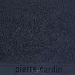 Komplet ręczników EVI Pierre Cardin granatowe zdobione bordiurą w kolorze ręcznika z logo marki z kolekcji Premium - 3