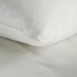 Pościel bawełniana 220x200 HARMONY biała gładka - 4