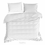 Pościel bawełniana 220x200 HARMONY biała gładka - 5
