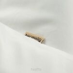 Pościel bawełniana 220x200 HARMONY biała gładka - 2