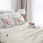 Koc jednokolorowy 170x210 TEDY biały imitujący buklę - 8