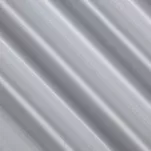 Firana na taśmie 140x270 ALIA biała gładka połyskująca srebrną nicią - 2