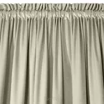 Zasłona na taśmie 140x270 ROSA welwetowa beżowa Design 91 - 6