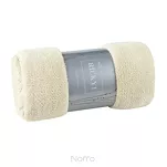 Koc 150x200 RICKY 1 beżowy jednokolorowy - 2