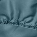 Prześcieradło z satyny bawełnianej z gumką NOVA 3 petrol 220x200 - 2