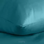 Pościel satynowa 160x200 DINA jednokolorowa gładka turkusowa z kolekcji Diva Line - 3