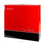 Koc akrylowy 220x240 CLARA 1 Pierre Cardin kremowy jednokolorowy z wyhaftowanym logo - 3