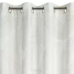 Zasłona na przelotkach 140x250 welwetowa LUNA 2A biała szampańska Limited Collection - 4