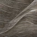 Firana na przelotkach 140x250 RACHEL stalowa zdobiona błyszczącą nicią - 3