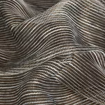 Firana na przelotkach 140x250 RACHEL stalowa zdobiona błyszczącą nicią - 8