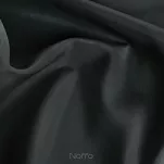 Zasłona na przelotkach 140x175 RITA jednokolorowa czarna z miękkiej tkaniny - 2