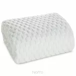 Koc 130x160 CINDY 6 biały puszysty w drobny wzór Design 91 - 3