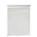 Koc 130x160 CINDY 6 biały puszysty w drobny wzór Design 91 - 6