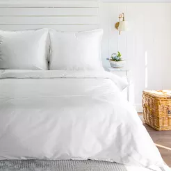 Pościel satynowa 160x200 RETRO 5 biała z delikatną koronką z kolekcji Premium