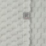 Koc 150x200 CINDY 6 biały puszysty w drobny wzór Design 91 - 3
