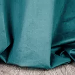 Zasłona na przelotkach 140x250 PIERRE welwetowa turkusowa jednokolorowa - 7