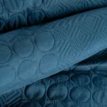 Narzuta jednokolorowa 170x210 BONI 5 granatowa pikowana w geometryczny wzór Design 91 - 6