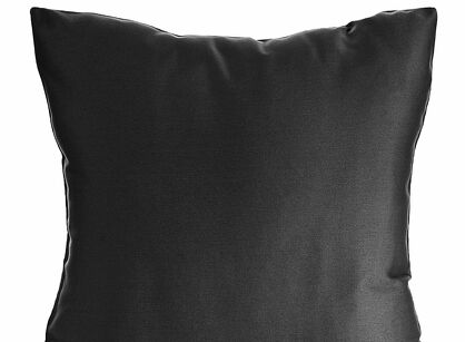 Poszewka satynowa jednokolorowa 40x40 NOVA 1 czarna
