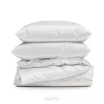 Pościel z makosatyny 220x200 REINA 53 biała subtelny beżowy haft Reina Line - 6