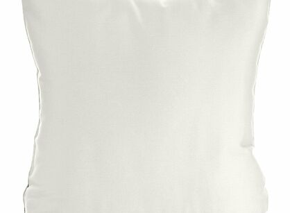 Poszewka satynowa jednokolorowa 40x40 NOVA 1 kremowa