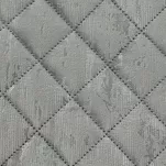 Narzuta welwetowa 170x210 BLINK 3 srebrna pikowana ze srebrnym przecieranym wzorem - 2