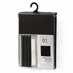 Zasłona na przelotkach 135x250 PARISA zaciemniająca czarna jednokolorowa Design 91 - 7