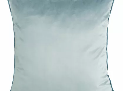 Poszewka welwetowa 60x60 GAJA 2 jednokolorowa morska obszyta lamówką