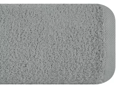 Ręcznik bawełniany 50x100 GŁADKI 2 jednokolorowy stalowy