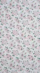 Zasłona na przelotkach 140x250 EMI biała o strukturze płótna z nadrukiem kwiatów ogrodowych - 10