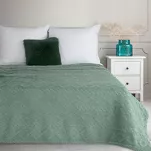 Koc 200x220 WARKOCZ miętowy z ozdobnym plecionym warkoczem Design 91 - 2