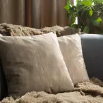 Poszewka welwetowa 45x45 ESTEL grafitowa z szampańskim nakrapianym wzorem - 3