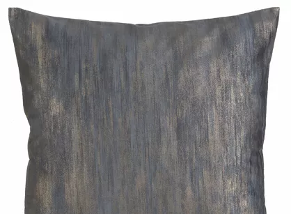 Poszewka welwetowa 45x45 ESTEL grafitowa z szampańskim nakrapianym wzorem