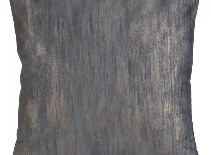 Poszewka welwetowa 45x45 ESTEL grafitowa z szampańskim nakrapianym wzorem