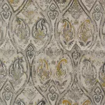 Bieżnik gobelinowy 40x140 BOCONO musztardowy styl barokowy z nicią metaliczną - 3