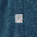 Koc na fotel 70x160 LORI turkusowy puszysty jednokolorowy z kolekcji Design 91 - 8