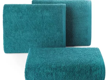Ręcznik bawełniany 50x100 GŁADKI 1 jednokolorowy ciemny turkus