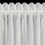 Zazdrostka w tunelu 150x40 ROSES 10 biała Eva Minge z szyfonu z pasem róż 3D - 5