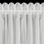 Zazdrostka w tunelu 150x40 ROSES 10 biała Eva Minge z szyfonu z pasem róż 3D - 5