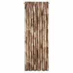 Zasłona na taśmie 140x270 ELLA welwetowa ceglana z metalicznym nadrukiem - 13