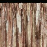 Zasłona na taśmie 140x270 ELLA welwetowa ceglana z metalicznym nadrukiem - 4