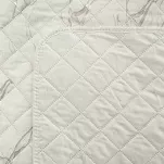 Narzuta welwetowa 200x220 LUIZ 6 kremowa pikowana ze złotym przecieranym wzorem efekt 3D Design 91 - 3