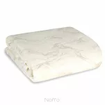 Narzuta welwetowa 200x220 LUIZ 6 kremowa pikowana ze złotym przecieranym wzorem efekt 3D Design 91 - 5