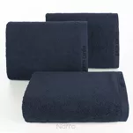 Ręcznik 70x140 EVI Pierre Cardin granatowy zdobiony bordiurą w kolorze ręcznika z logo marki - 2