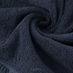 Ręcznik 70x140 EVI Pierre Cardin granatowy zdobiony bordiurą w kolorze ręcznika z logo marki - 4