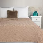 Koc 150x200 WARKOCZ beżowy z ozdobnym plecionym warkoczem Design 91 - 2