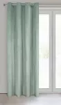 Zasłona na przelotkach 140x250 MELANIE welwetowa jasna mięta o aksamitnej strukturze - 2