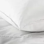 Pościel satyna bawełniana 220x200 LINDA biała zdobiona delikatną koronką z kolekcji Nova Style - 7