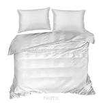 Pościel satyna bawełniana 220x200 LINDA biała zdobiona delikatną koronką z kolekcji Nova Style - 3